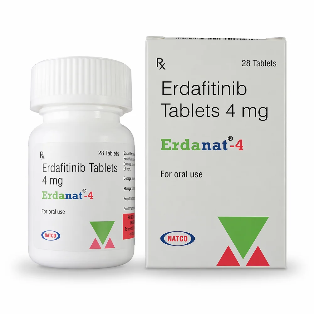 Erdanat-4 (Erdafitinib Tablets 4 mg) 1 Erdanat-4 (Erdafitinib Tablets 4 mg)